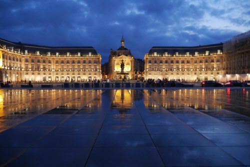 Place de la bourse et Miroir d'eau, Bordeaux, France