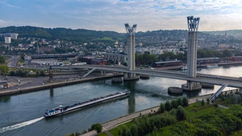 Pont Gustave Flaubert, Rouen, France