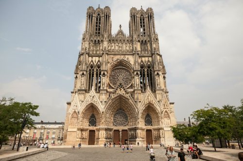 Cathédrale Notre-Dame de Reims en journée