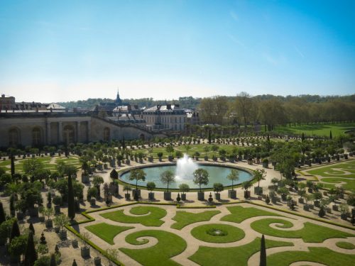 Fontaine et jardin du Château de Versailles
